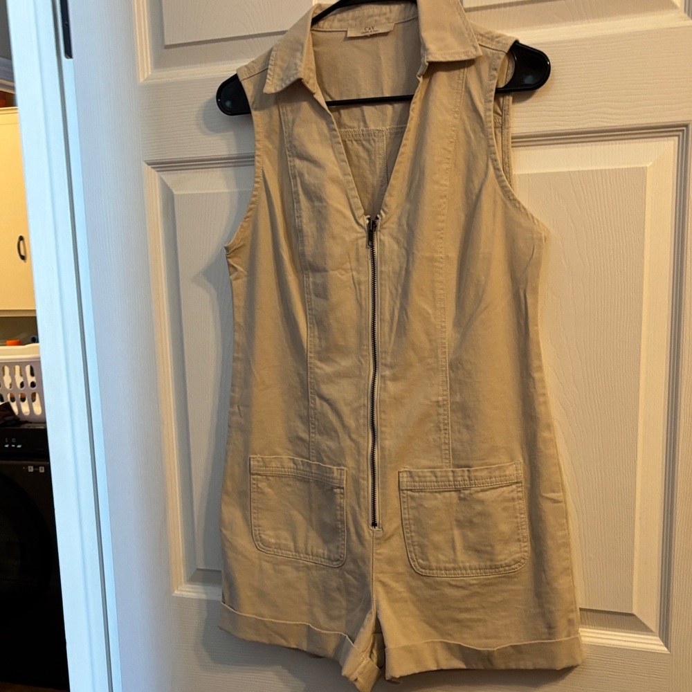 Chelsea & Violet Light Tan Romper